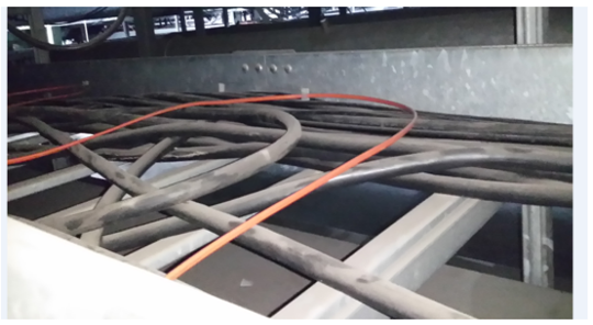 Power Cable Tray overheating monitoring